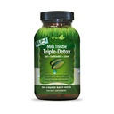 Irwin Naturals Milk Thistle Triple-Detox - Advanced Liver & Detox Support, 60 נוזל Softgels