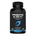 פרוביוטיקה מתקדמת עם DE111 Strain (Bacillus subtilis). יצירת פרוביוטיקה אין צורך בסירוב של 11.5 מיליארד אורגניזמים. פרוביוטיקה לנשים וגברים. 60 קפסולות ירקות