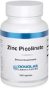 דאגלס מעבדות Zinc Picolinate - 50 מ"ג Zinc - For Immune System, Antioxidants & Skin - Trace מינרלים תוסף - 100 קפסולות