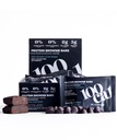 Chocolate Protein Bar Brownie | High Protein, Gluten Free Keto Snack with Vegan Protein for Healthy Gut and Weight Loss | Clean Protein Bars made with Organic Ingredients, Ashwagandha and MCT Oil | Wholesome Yum High Fiber Low Calorie Snacks 100 Calories each | Zero Added Sugar Snacks | 20 Units Snack Box | From 100 CAL SNACKS
