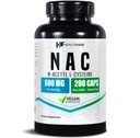 Healthfare NAC N-Acetyl L-Cysteine Supplement | 600mg High Potency | 200 Vegan Capsules | Non-GMO, Gluten-Free, Made in USA
