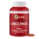 Qunol Ubiquinol CoQ10 100 מ"ג Softgels, Qunol Mega Ubiquinol 100 מ"ג - תוספת יעילה של Coenzyme Q10 לבריאות הלב - 2 חודשים אספקה - 60 הרוזן הרוזן