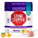 Stonestoper Drink Mix, Tropical, Kidney Stone Prevention, Calcium Oxalate Protector, Alkali Citrate Support, שפותחה על ידי אורולוגים כדי לשפר את ההידרות ולתמוך בבריאות Kidney, 30 יום אספקה