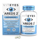 Viteyes הםDS 2 ויטמין עיניים מתקדם, תמיכה Macular עם Bilberry, ענבים, FLORAGLO Lutein, Selenium, Natural E, Allergen Free, Vision Protection, Eye Doctor Trusted, 180 הרוזן