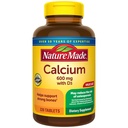הטבע עשה Calcium 600 מ"ג עם ויטמין D3, תוספת תזונתית לתמיכה העצם, 220 טבליות