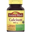 הטבע עשה Calcium 600 מ"ג עם ויטמין D - 120 טבליות על ידי הטבע