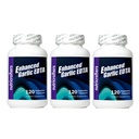 משופרת Garlic EDTA 120 קפסולות - 3 Pack - 1000 מ"ג High Potency Calcium Disodium EDTA Formula - No Magnesium Sterate או אלומיניום המכיל Zeolite - 1,000 מ"ג ליום 3 בקבוקים של 120 קפסולות