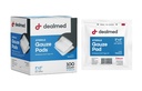 Dealmed Sterile Gauze Pads 3x3 - Individually Wrapped - 100 Count | USP Type VII Cotton, 12-Ply Construction, Non Stick, Highly Absorbent, Breathable Design, 900 Day Shelf Life