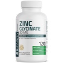 Bronson Zinc Glycinate 30 מ"ג Chalated העליון Absorption 100% Chelated Formula non-GMO, 120 קפסולות צמחוניות