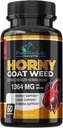 Hory Goat Weed תוספת כוח w. Maca, L-Arginine, גיינסנג, Boost Performance, Stamina, Energy, non-GMO, 60 קפסולות