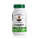 פורמולה מקורית של כריסטופר פורמולה Tissue & Bone - 100 Veg Caps | Herbal Support for Bones & Connective Tissue