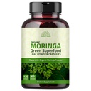 אורגני Moringa קפסולות 120 קפסולות 1000 מ"ג - Metabolism, & Immune Support Foodsent-Rich Superfood