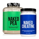 צמיחת שרירים טבעונית ושיקום Bundle Creatine ו 5LB Unflavored Pea