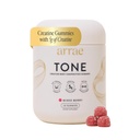 Arrae Tone Gummies - Creatine Monohydrate עבור נשים - תמיכה שריר Lean, כוח ושיקום - מעורב ברי פלפור - 60 הרוזן