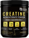 Acatine Monohydrate עבור נשים וגברים, אבקת קריאטין עבור נשים גברים-נשים לשיפור ביצועים וכוח, תמיכה צמיחה שרירים ושיקום עבודה, 6.5g לשרתים, 75 משרתות