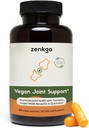 Turmeric, טבעוני MSM, Boswellia, Quercetin - תוספת תמיכה טבעונית משותפת, מקדם ניידות משותפת וגמישות, תפקוד ונוחות, תיקון טרחוס, תנועה חלקה, הזדקנות בריאה (60Ct / 30Day)