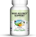 Maxi Health אלרגיה לתמיכה בוויטמין C עם MSM Sinus & Nasal Health, 90 Count