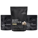 ספורט מחקר מטריקס - Whey Isolate אבקת חלבון 2.1lb + L-Glutamine 10.58 Oz + Creatine Monohydrate 10.58 Oz