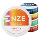 NZE Caffeine Nootropic Pouches (Variety Pack) - Energy Pouches עם 50 מ"ג Caffeine, Alpha GPC, L-Tyrosine & L-theanine עם No Sugar או A Sweeteners - 15 Pouches Per Can - 5 Pack