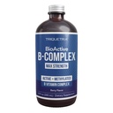 BioActive ויטמין B Complex - Blood Stream Ready, Methylated B Complex - כולל Methylfolate, 3 צורות ביו-Active של B12, BenfoPure® B1 & Pantesin® B5 - 12 ויטמין B ב Doses קליני - נוזל 8 oz