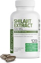 Bronson Shilajit לחלץ 500 MG Per משרת, תומך ייצור אנרגיה ו Vitality, סטנדרטי עד 20% מוחלט Acids, non-GMO, 120 קפסולות צמחוניות
