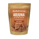 HerbsForever Erjuna אבקת טרמינלia Arjuna non GMO, טבעוני 454 GMS