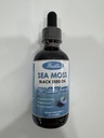 (2 Pack) Sea Mos Black Seed Oil טיפות עם Burdock Root, Bladderwrack &Vitamin C ויטמין D3, Irish Sea Mos Drop for Immune System, Gut, Skin & Energy