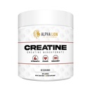 ALPHA LION Creatine Monohydrate אבקה, 5000 מ"ג פרי (g), תומך כוח שרירים, כוח, ביצועים אתלטיים, Pure Creatina Monohydrata en תוסף פולבו (60 משרתים, Unflavored)