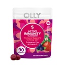 OLLY Immunity Gummy, Immune Support, Elderberry, Zinc, ויטמין C, תוסף, ברי - 90 Count