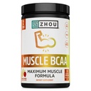 ZHOU שרירים BCAA - אבקת BCAA טבעונית, BCAA תוספי עבור גברים ונשים, תמיכה בריאות שרירים, לשתות אנרגיה, כל שרשרת טבעי Aminos - טרופי Punch, 11.6 oz (30 משרתים)