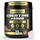 Creatine HMB תוספי עבור גברים ונשים w / Essential Amino Acids | EAA & BCAA אבקת לערבב | Creatine Monohydrate אבקת HMB | EAAS & BCAAS | Made in USA & 3rd Party Tested