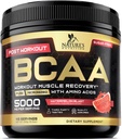 אבקת שומן שריר עם BCAA, L-Glutamine & Amino Acids - תוספי התאוששות השרירים הטוב ביותר עבור עבודה פוסט עבודה - סוכר חינם, שרשרת Amino Acid תוספת עבור נשים וגברים - 45 לשרתים