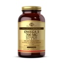 Solgar Double Power אומגה 3 700 מ"ג, 120 Softgels - תוספת שמן דגים - תמיכה Cardiovascular, Joint & cell Health - מכיל EPA & DHA אומגה 3 חומצות שומן - Gluten חינם - 120 משרתים