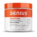 הגאון ברנד גאונות Creatine - Ultra Pure Creatine Monohydrate Plus Nootropics כולל Beta Alanine ו Astragin לשיפור Absorption, כוח וביצועים - Unflavate, 25 משרתים