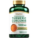 Piping Rock Turmeric Curcumin עם Black Pepper לחלץ