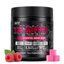 EAA Gummies - 2:1 BCAA פורמולה (8300 מ"ג) - Essential Amino Acids עבור שריר התאוששות & Endurance - non-GMO, Gluten Free, Sugar Free, Vegetarian, Raspberry Flavor - 90 הרוזן