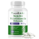 NIFEISHI NAD Supplement, Nicotinamide Riboside, NAD 910MG Liposomal Supplements for Women & Men, NAD+ Supplement for Anti Aging and Cell Regeneration -120 Capsules
