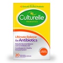Culturelle Probiotics Ultimate Balance Probiotic for Use with Antibiotics - 20 Count - פרוביוטיקה קפסולות מסייעות לשחזר את הטוב Bacteria אבוד במהלך שימוש אנטיביוטיים & Contribute למערכת החיסון בריאה