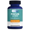 להתמקד Lutein לעיניים עם Meso-Zeaxanthin, תוסף ויטמין עיניים, 60 הרוזן, 60 יום אספקה, תמיכה בראייה יומית עבור סקרים דיגיטליים, אורות בהירים, אור השמש, טבעוני וסוכר חינם, מיוצר בארה"ב