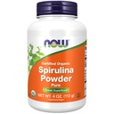 כעת תוספי מזון, אורגני מוסמך, אבקת Spirulina, עשיר בטא-קרטן (Vitamin A) ו B-12 עם טבעי קורה GLA & Chlorophyll, 4Ouncece