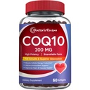 המתכון של הדוקטור CoQ10 200 מ"ג, 60 Softgels, High Absorbable Coenzyme Q10, Antioxidant Support & cell Energy Boost, משפר את הלב, ואתרי & שרירי בריאות, non-GMO, No Gluten חלב חלב
