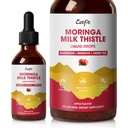 חלב Thistle Liver Detox Drops Apple Flavor - Liver Cleanse Detox & Fix with Moringa, Dandelion, Burdock & Green Tea - Herbal נוזל for Liver Support & Liver Health, טבעוני 2 Fl Oz Ozion, 2 Fl Oz Oz Ozion, Burdock & Green Tea - Herbal נוזלי for Liver Support & Liver Health, טבעוני, 2 Fl Ozz