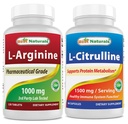 Best Naturals L-Arginine 1000 mg & L-Citrulline 1500mg
