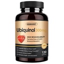 ZEBORA Ubiquinol CoQ10 300 מ"ג Softgels, 4in-1 Powerful Antioxidant for Heart and Vascular Health, Essential for Energy Production, Max Absorption Active Form of CoQ10, 120 Softgels