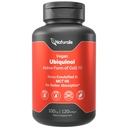 Naturalis Ubiquinol 100 מ"ג Active CoQ-10 Emulsified בשמן MCT עבור Better Absorption | Gluten Free, non-GMO & Soy-Free | Cardiovascular Wellness, Antioxidant Protection, and Healthy Skin*