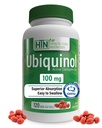 בריאות Thru Nutrition Ubiquinol 100 מ"ג 120 מיני Softgels כמו Kaneka QH מופחת CoQ-10 | 3rd Party Tested | Enhanced Bioavailability | Cardiovascular & Mitochondria function Support
