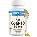 חינםDA CoQ10 50 מ"ג - כשר טבעוני Co-Q 10 תוספת עבור Cardiovascular Heart Health, תמיכה בלחץ הדם, בריאות חניכיים והזדקנות בריאה - Pure Coenzyme Q10 - Ubiquinone CQ10 תוסף (50 הרוזן)