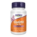תוספי מזון עכשיו, CoQ10 60 מ"ג, כיתה פרמצבטית, כל-Trans Form של CoQ10 המיוצר על ידי פרמנטציה, 60 קפסולות Veg