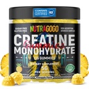 NSF מוסמך Creatine Gummy - Creatine Monohydrate חניכיים עבור גברים ונשים 5g של Creatine Monohydrate לשרת - סוכר חינם, Vegan, Pineapple אלקטרוליט צ'ws, 135