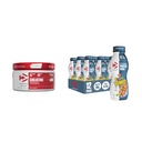 Bundle של Dymatize חלבון שקד, פירותי Pebbles (12 Pack) + 100% Creatine Monohydrate עם Creapure (60 משרתים)